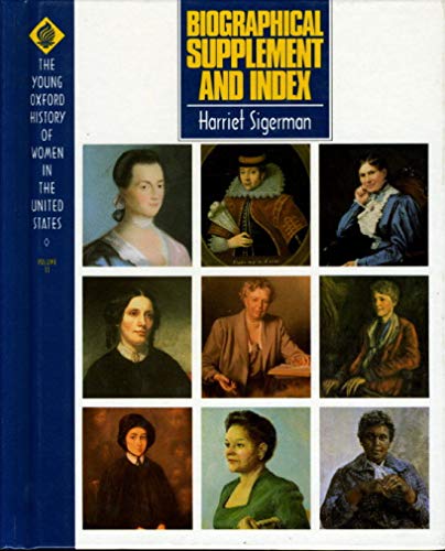 Beispielbild fr Biographical Supplement and Index zum Verkauf von Better World Books