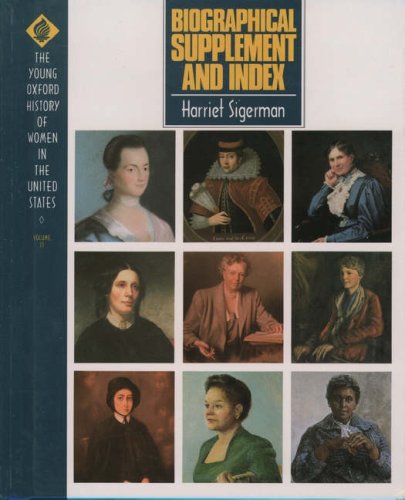 9780195088298: Biographical Supplement and Index: 11