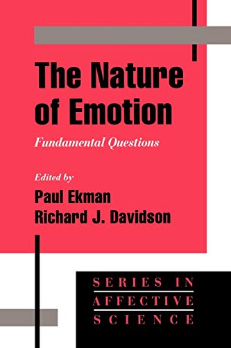 Stock image for The Nature of Emotion: Fundamental Questions (Series in Affective Science) for sale by BooksRun