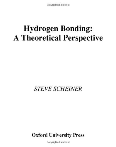9780195090116: Hydrogen Bonding: A Theoretical Perspective (Topics in Physical Chemistry)