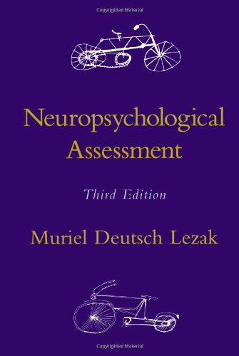 Beispielbild fr Neuropsychological Assessment zum Verkauf von Better World Books