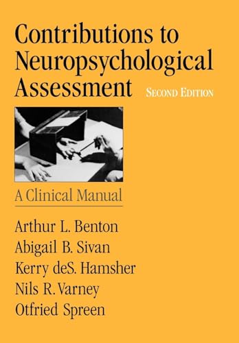 9780195091793: Contributions to Neuropsychological Assessment: A Clinical Manual