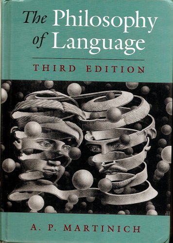 Imagen de archivo de The Philosophy of Language a la venta por HPB-Diamond