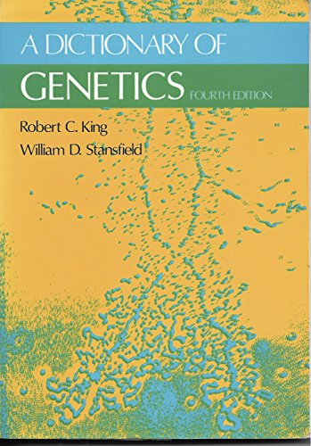 Imagen de archivo de A Dictionary of Genetics a la venta por Wonder Book