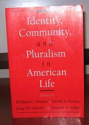Stock image for Identity, Community, and Pluralism in American Life for sale by The Maryland Book Bank
