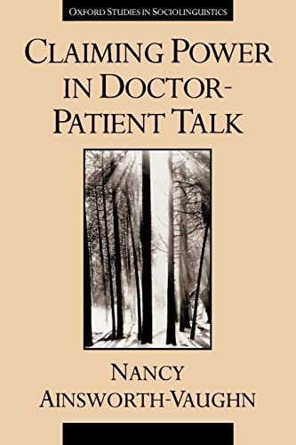 9780195096071: Claiming Power in Doctor-Patient Talk (Oxford Studies in Sociolinguistics)