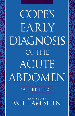 9780195097597: Early Diagnosis of the Acute Abdomen