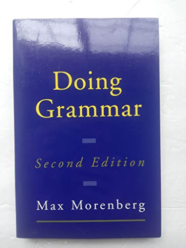 Stock image for Doing Grammar for sale by Better World Books: West
