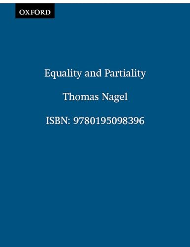 Equality and Partiality (9780195098396) by Nagel, Thomas