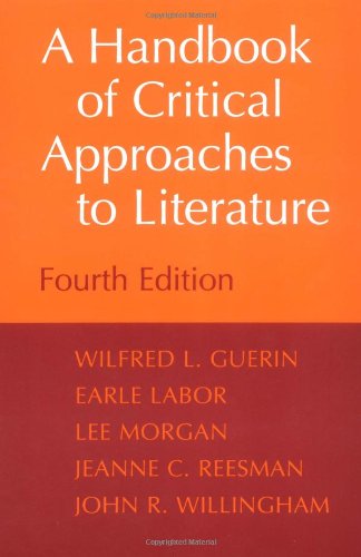 9780195099553: A Handbook of Critical Approaches to Literature