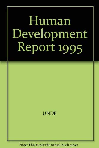 Human Development Report 1995 (9780195100235) by United Nations Development Programme (UNDP)
