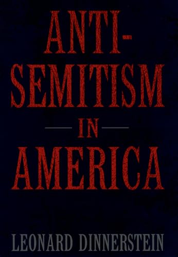 Beispielbild fr Antisemitism in America zum Verkauf von Better World Books