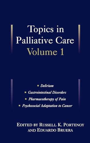 Imagen de archivo de Topics in Palliative Care a la venta por Bookmonger.Ltd