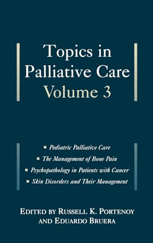 Imagen de archivo de Topics in Palliative Care, Vol. 3 a la venta por HPB-Red