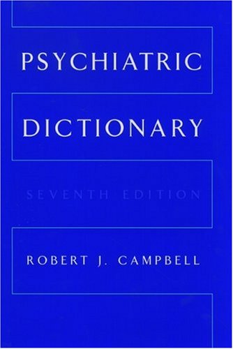 Beispielbild fr Psychiatric Dictionary zum Verkauf von Better World Books