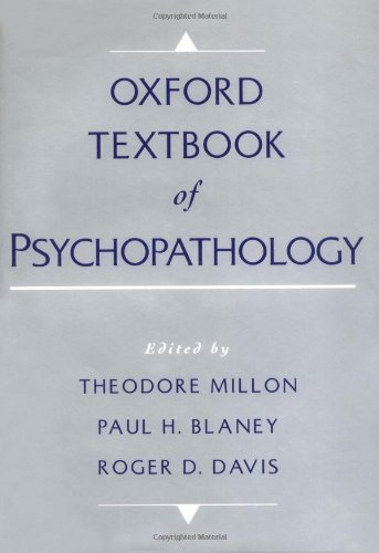 9780195103076: Oxford Textbook of Psychopathology: v. 4 (Oxford Textbooks in Clinical Psychology)