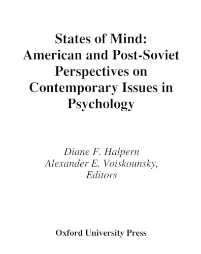 Imagen de archivo de States of Mind: American and Post-Soviet Perspectives on Contemporary Issues in Psychology a la venta por Books From California