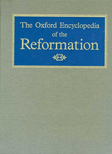 Imagen de archivo de The Oxford Encyclopedia of the Reformation (Volume 3): Marb-Scan a la venta por Anybook.com