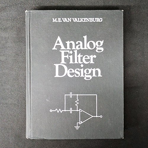 Beispielbild fr Analog Filter Design (Electrical and Computer Engineering) zum Verkauf von Anybook.com