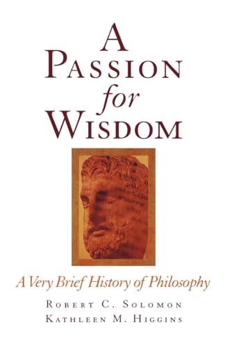 9780195112092: A Passion for Wisdom: A Very Brief History of Philosophy
