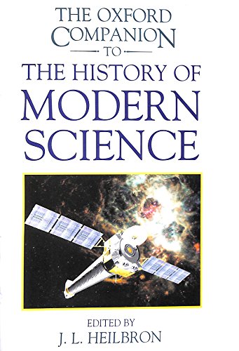 9780195112290: The Oxford Companion to the History of Modern Science