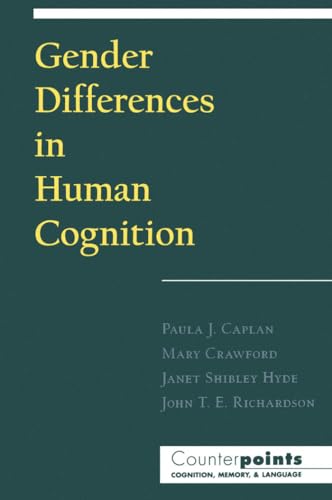 9780195112917: Gender Differences in Human Cognition (Counterpoints: Cognition, Memory, and Language)