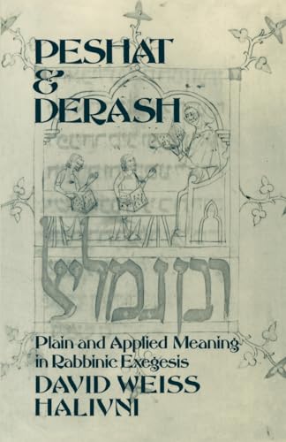 Imagen de archivo de Peshat and Derash: Plain and Applied Meaning in Rabbinic Exegesis a la venta por Ria Christie Collections