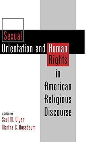 Beispielbild fr Sexual Orientation and Human Rights in American Religious Discourse zum Verkauf von HPB-Emerald