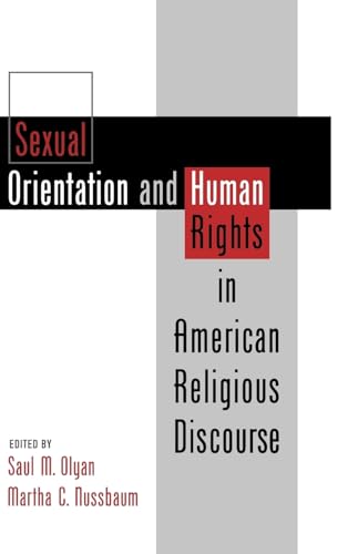 Stock image for Sexual Orientation and Human Rights in American Religious Discourse for sale by HPB-Emerald