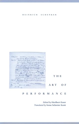 9780195122541: The Art of Performance