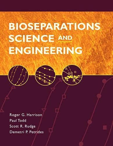 9780195123401: Bioseparations Science and Engineering: Topics in Chemical Engineering