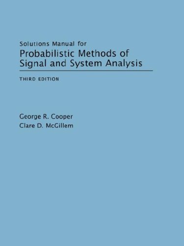 9780195123555: Solutions Manual for Probabilistic Methods of Signal and System Analysis