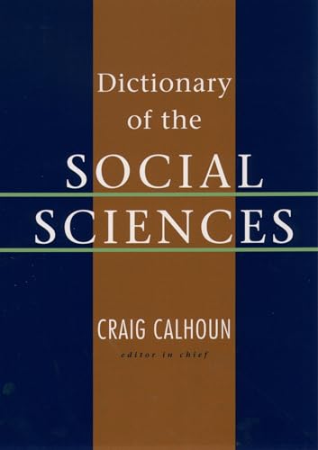 Imagen de archivo de Dictionary of the Social Sciences a la venta por Better World Books