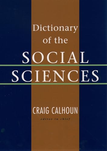Stock image for Dictionary of the Social Sciences for sale by Better World Books