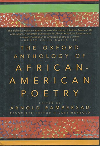 Stock image for The Oxford Anthology of African-American Poetry for sale by Better World Books
