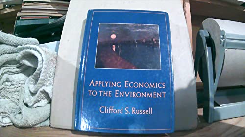 Imagen de archivo de Applying Economics to the Environment a la venta por Better World Books