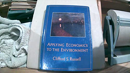 Stock image for Applying Economics to the Environment for sale by Better World Books