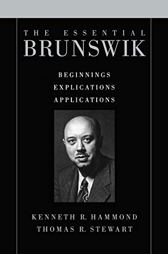 9780195130133: The Essential Brunswik: Beginnings, Explications, Applications