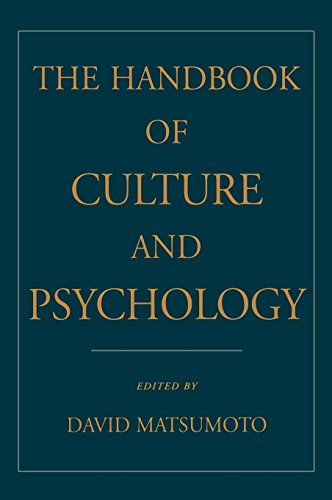 Beispielbild fr The Handbook of Culture and Psychology zum Verkauf von Jenson Books Inc