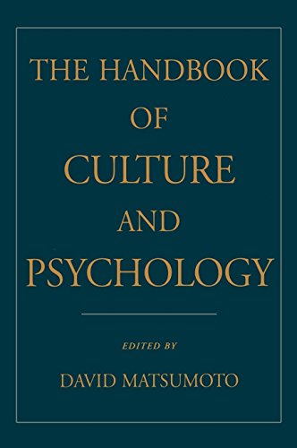 Stock image for The Handbook of Culture and Psychology for sale by Jenson Books Inc