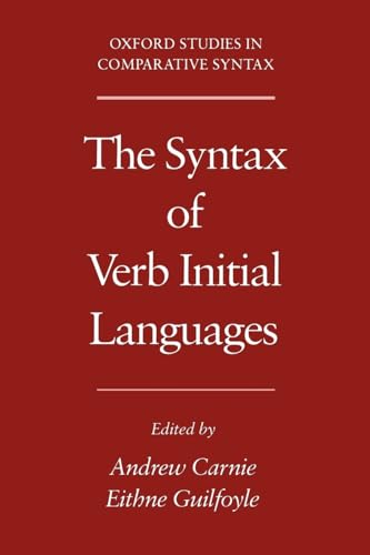 Stock image for The Syntax of the Verb Initial Languages for sale by Smith Family Bookstore Downtown