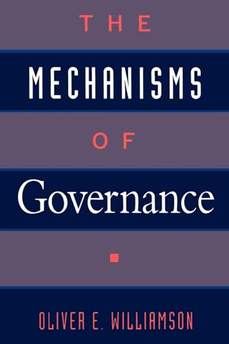 9780195132601: The Mechanisms of Governance