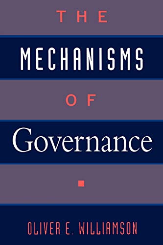 Imagen de archivo de The Mechanisms of Governance a la venta por More Than Words