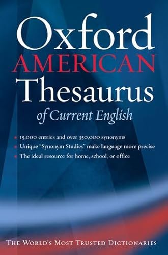 Beispielbild fr The Oxford American Thesaurus of Current English zum Verkauf von ThriftBooks-Dallas