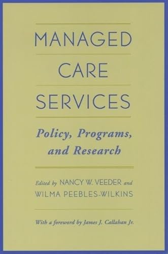 Beispielbild fr Managed Care Services zum Verkauf von Books Puddle