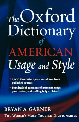 Imagen de archivo de The Oxford Dictionary of American Usage and Style a la venta por SecondSale