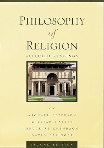 Beispielbild fr Philosophy of Religion: Selected Readings zum Verkauf von ThriftBooks-Dallas