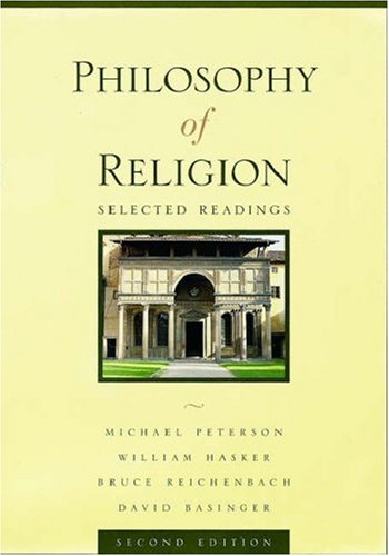 Imagen de archivo de Philosophy of Religion: Selected Readings a la venta por ThriftBooks-Dallas