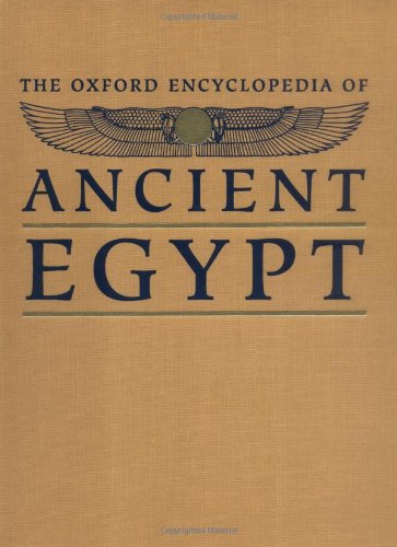 Stock image for Oxford Encyclopedia of Ancient Egypt Volume 3 for sale by Byrd Books