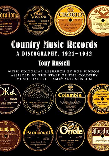 Stock image for Country Music Records: A Discography, 1921-1942 for sale by SecondSale